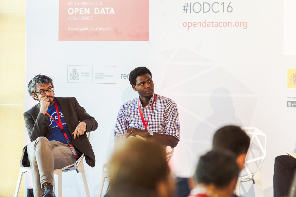 Oludotun Babayemi on the Impact Panel on Data and Accountability at the IODC in Madrid